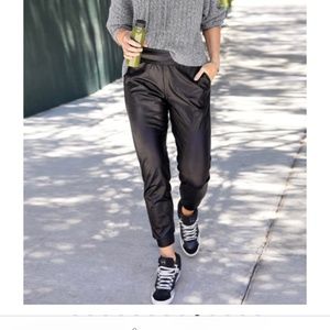Commando faux leather joggers NWOT